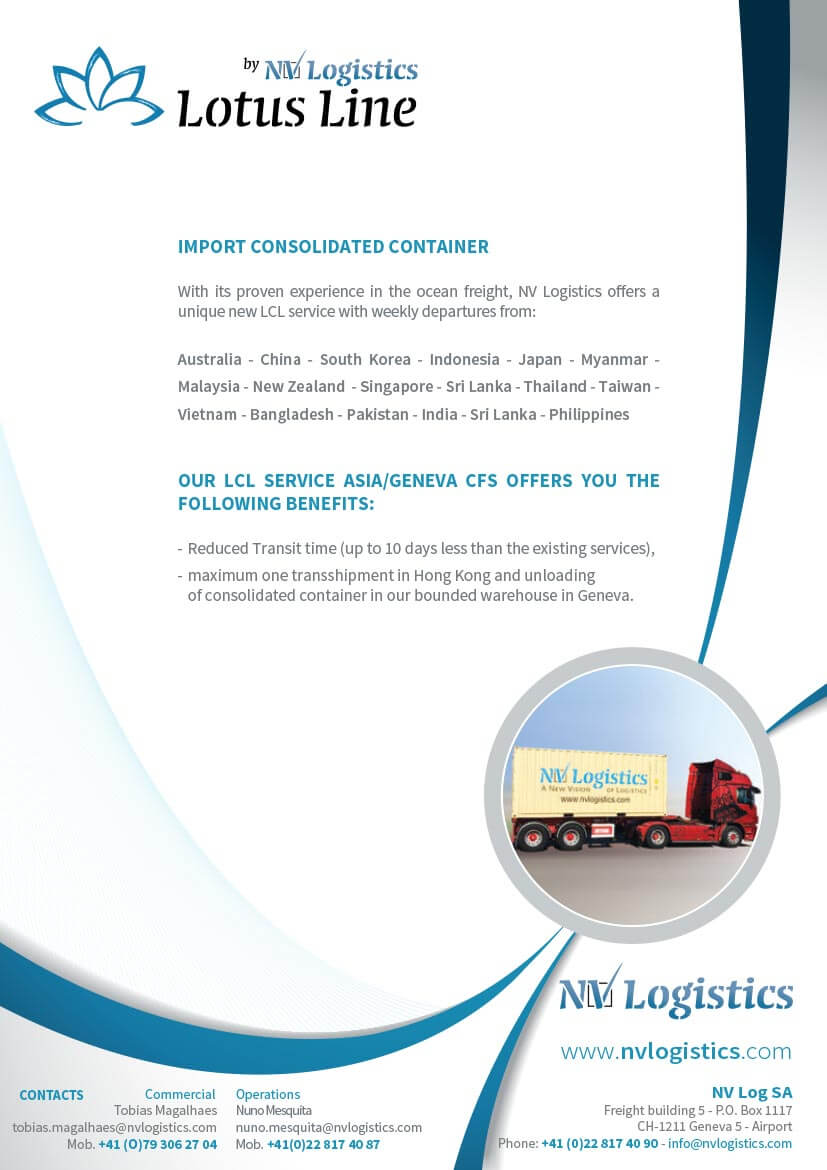 Logistics lotus flower